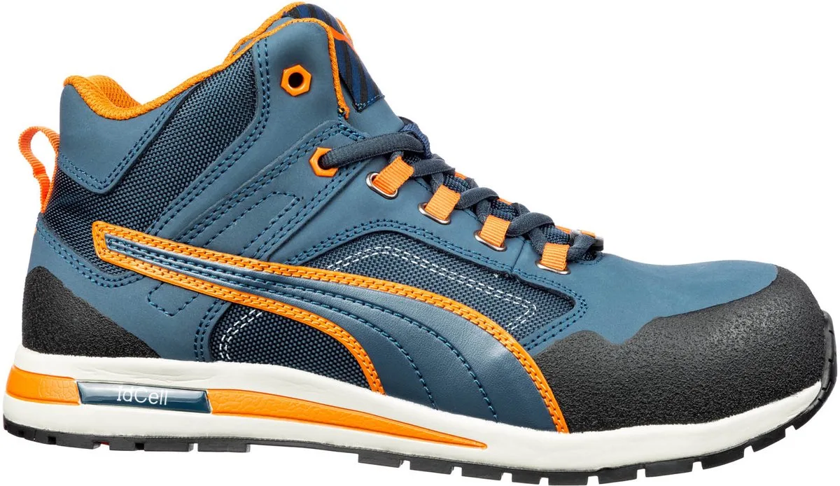 werkschoenen - Crosstwist Mid - blauw - S3 van Puma Safety, Blauw, 41 – productafbeelding