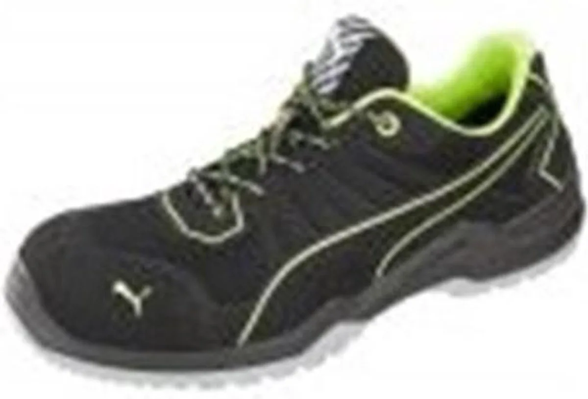 werkschoenen Fuse TC laag S1P ESD groen van Puma Safety, Zwart, Groen, 42 – productafbeelding