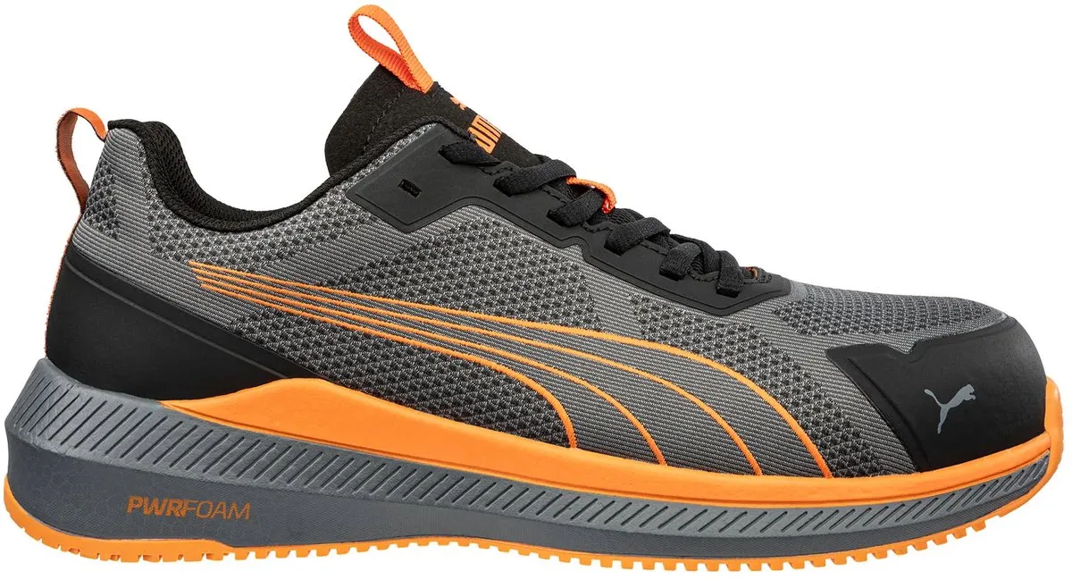 werkschoenen S1PS 64500 Slide van Puma Safety, Grijs, Oranje – productafbeelding