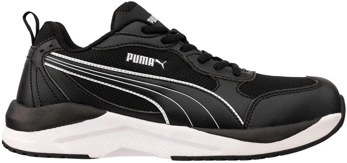 werkschoenen Shift Black/White Low S3S van Puma Safety, Wit, Zwart, 41 – productafbeelding
