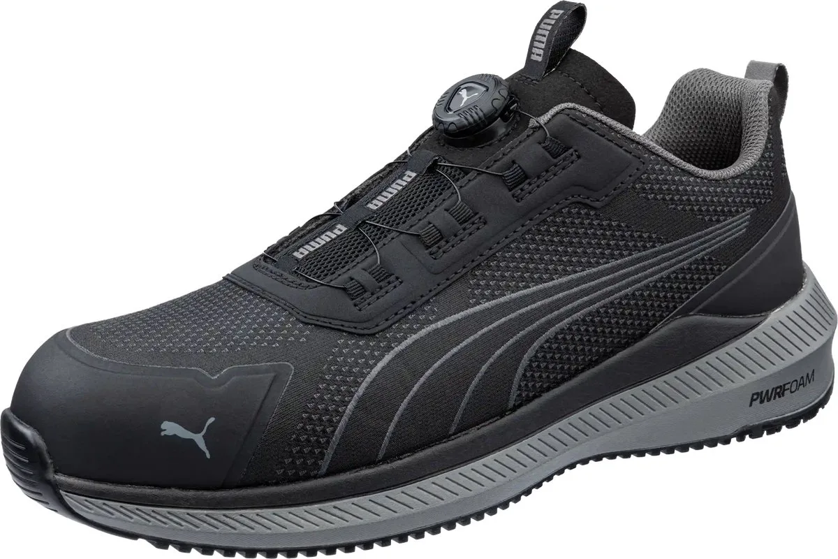 werkschoenen Slide Disc S1PS ESD FO HRO SR 64514.1 van Puma Safety, Zwart – productafbeelding