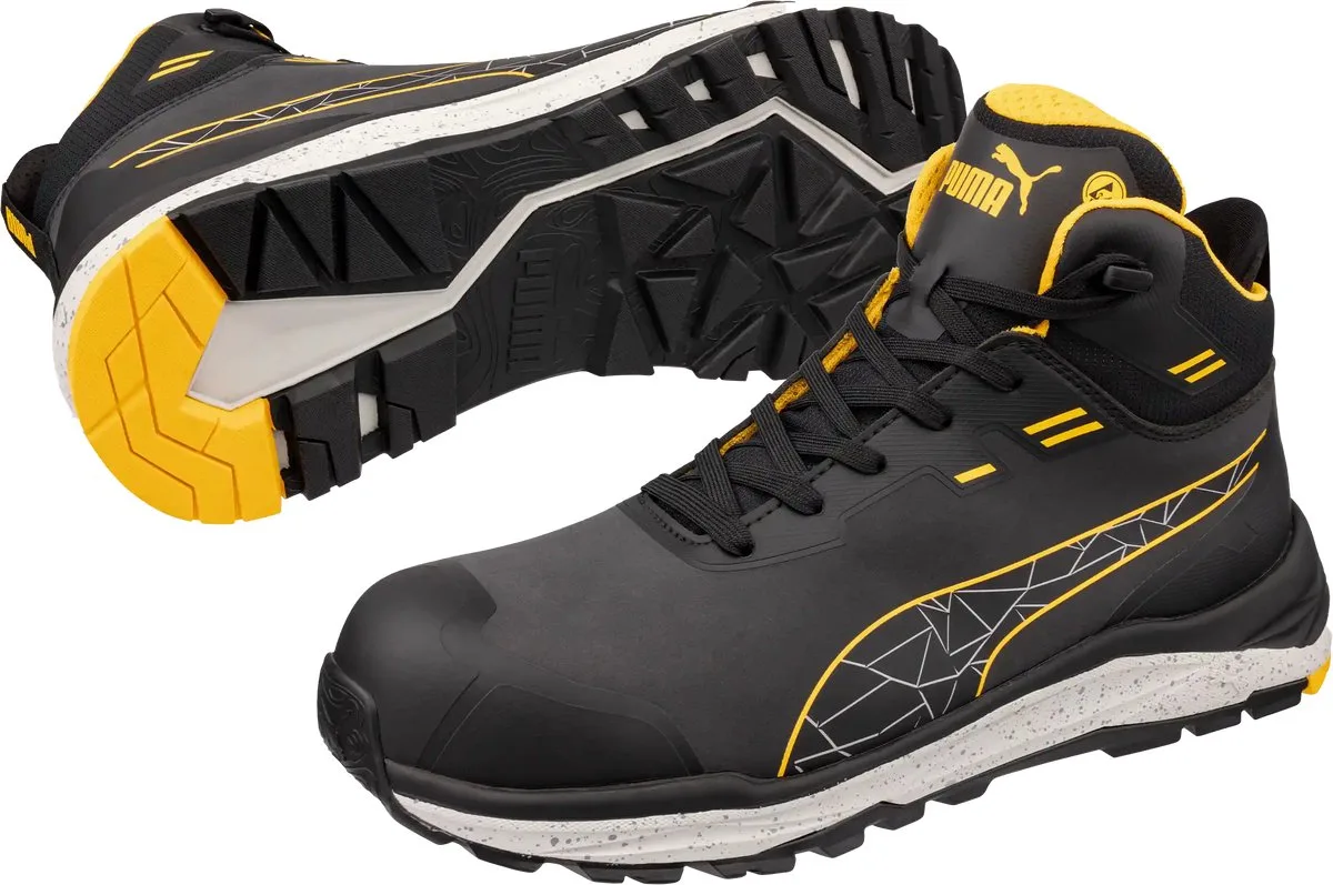 werkschoenen Xplore Hoog S3S ESD FO HRO SR 63563 van Puma Safety, Antracietgrijs – productafbeelding