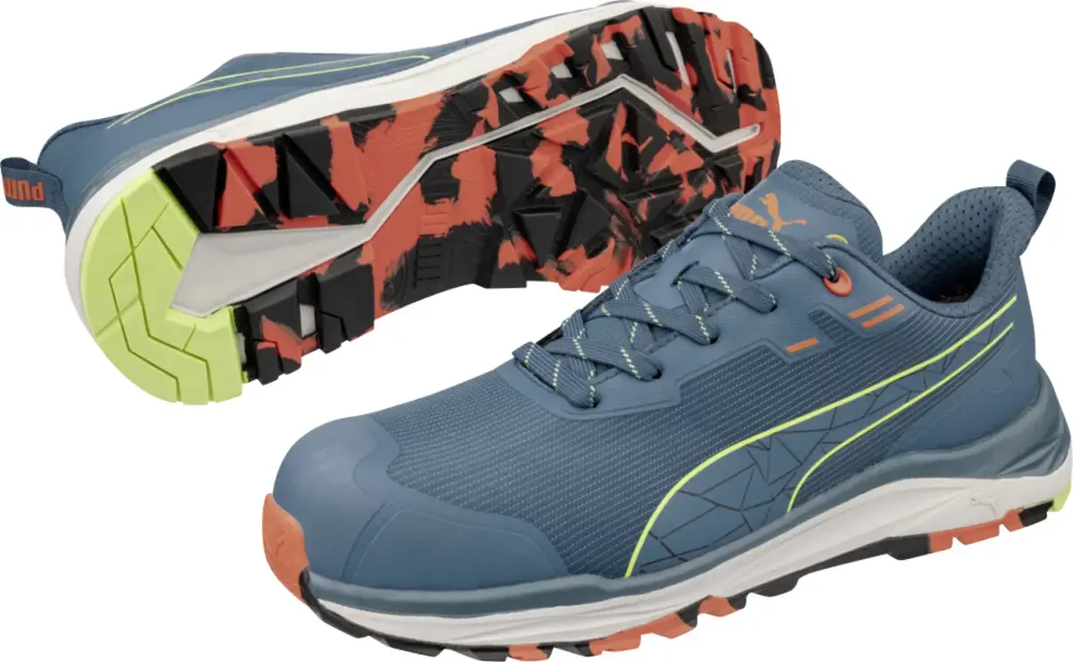 XPLORE BLUE LOW S3S ESD FO HRO SR 645640300000040 Veiligheidsschoenen S3S Schoenmaat (EU): 40 1 paar van Puma Safety, Blauw – productafbeelding