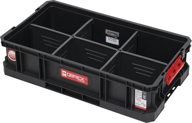 Gereedschapskist 100 FLEX Systeem TWEE by Qbrick System, Black – product image