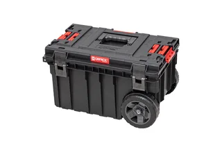 gereedschapskist met wielen - System ONE - TROLLEY VARIO van Qbrick System, Zwart, Rood – productafbeelding 3 van 5