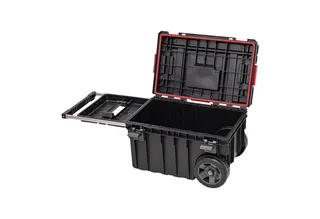 gereedschapskist met wielen - System ONE - TROLLEY VARIO van Qbrick System, Zwart, Rood – productafbeelding 4 van 5
