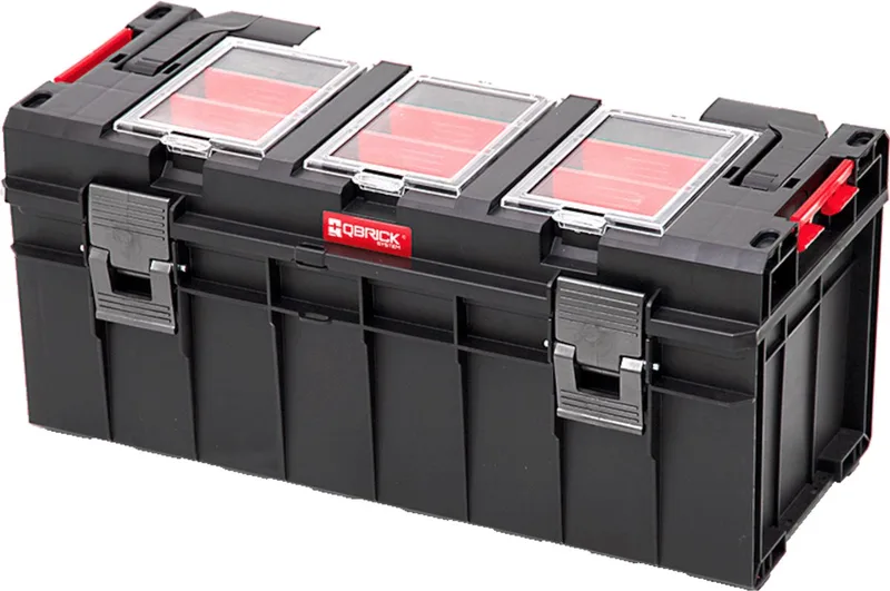Gereedschapskist System PRO 600 PROFI van Qbrick System, Zwart – productafbeelding