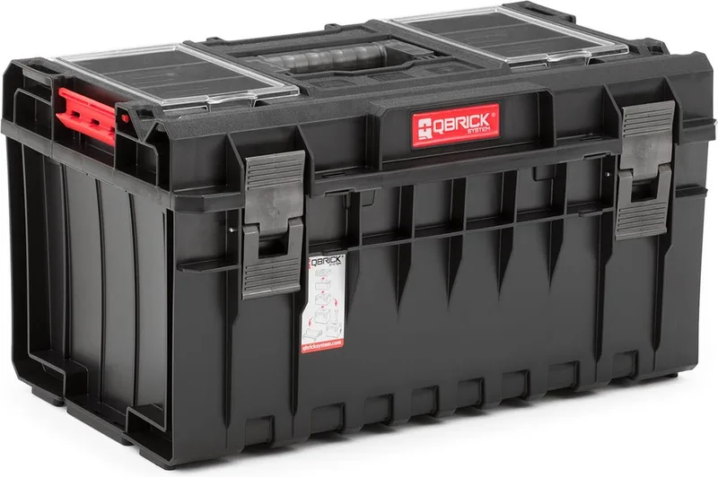 Gereedschapskoffer 350 Profi System One - 2 organizers - 2 scheidingstekens by Qbrick System, Grey – product image
