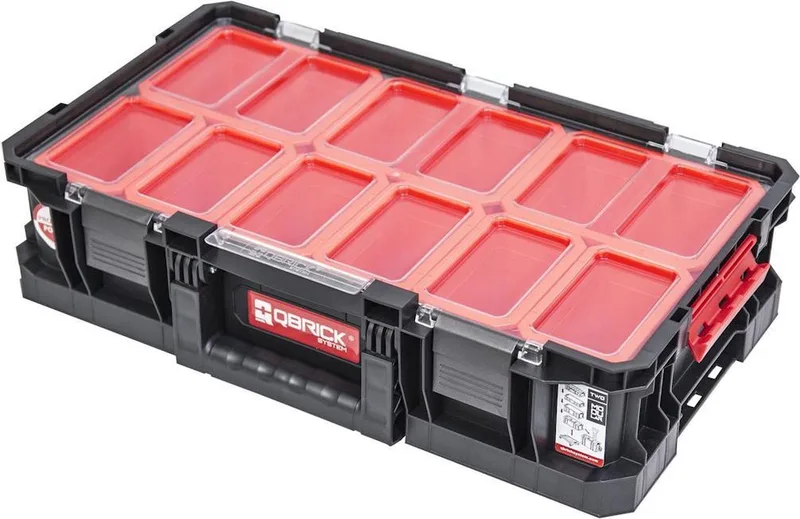 Gereedschapskoffer Organisator Plus Systeem TWO Gereedschapskoffer by Qbrick System, Black – product image