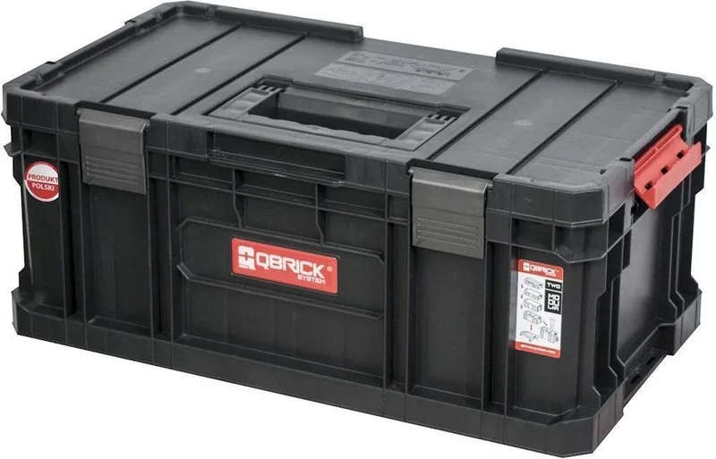 Gereedschapskoffer Systeem TWEE - 2 organizer - scheidingsteken van Qbrick System, Zwart – productafbeelding