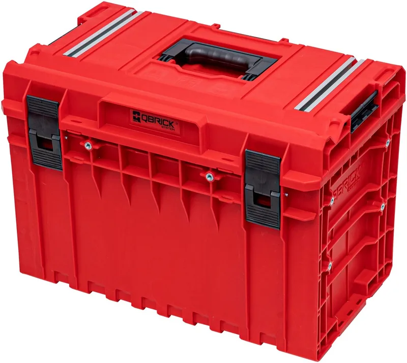 ONE 450 2.0 Technology RED ULTRA HD Modulaire gereedschapskoffer 585 x 385 x 420 mm 52 l stapelbaar IP66 de Qbrick System, Rouge – image du produit