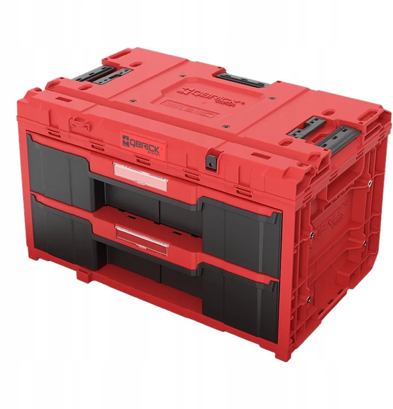 ONE Drawer 2.0 Gereedschapskist 14,5L / 27L van Qbrick System, Rood – productafbeelding