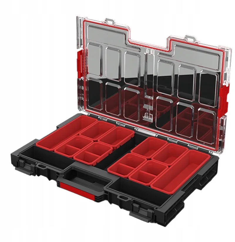 ONE Organizer L 2.0 - Grote Gereedschapskist 6L by Qbrick System, Red – product image