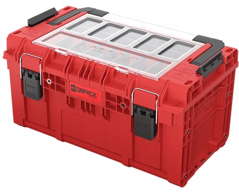 Prime Toolbox 250 Expert Ultra HD - Robuuste Gereedschapskist by Qbrick System, Red – product image