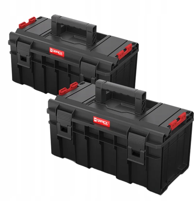 PRO 500 Basic Gereedschapskist 14L met Bak - IP54 van Qbrick System, Zwart – productafbeelding
