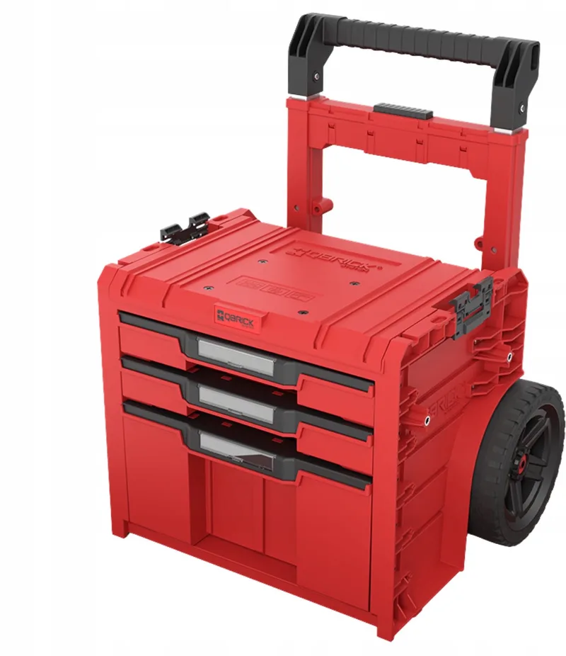 PRO Cart 2.0 Plus Drawer 3 Red Ultra HD Gereedschapskist by Qbrick System – product image