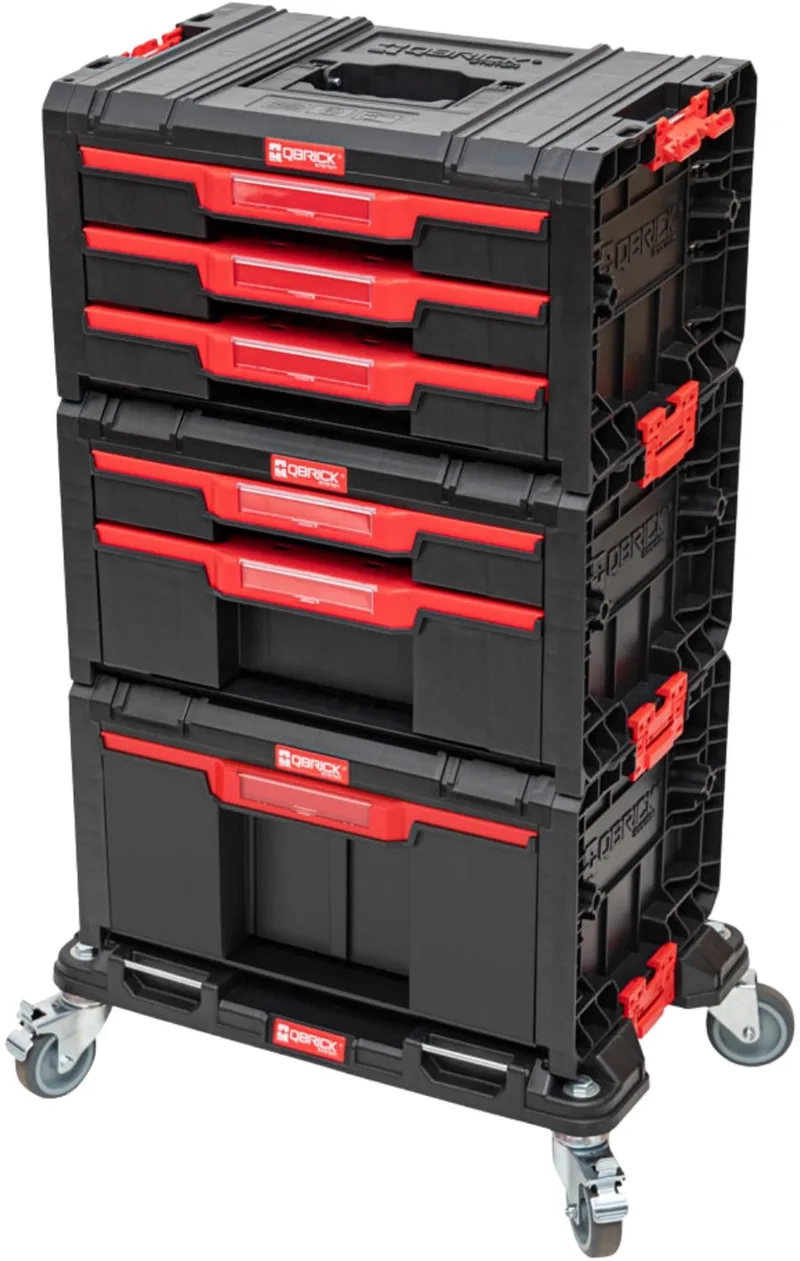 PRO Drawer Workshop Set 5 2.0 mobiele gereedschapskist fra Qbrick System – produktbillede