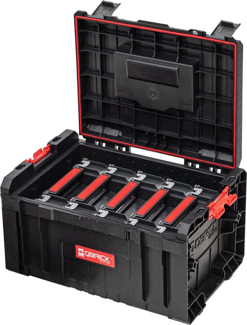 PRO - Gereedschapskoffer - Modulair Systeem - Stof- en Waterdicht von Qbrick System, Schwarz – Produktbild