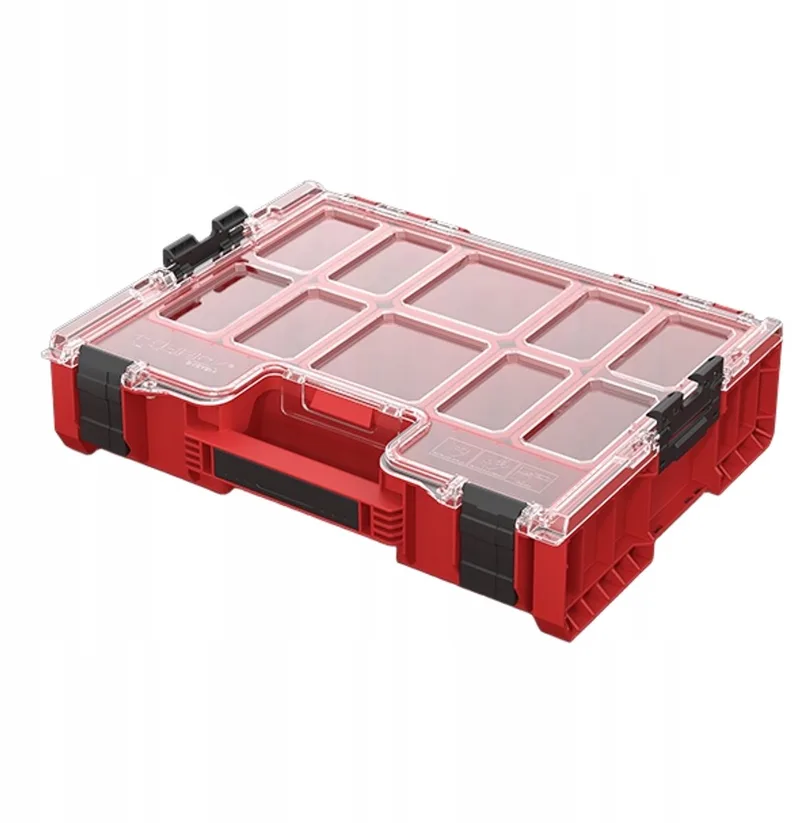 PRO Organizer 300 Rood Ultra HD Gereedschapskist 9L von Qbrick System – Produktbild