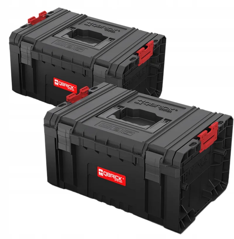 PRO Toolbox 2.0 Modulaire Gereedschapskist x2 by Qbrick System, Red – product image