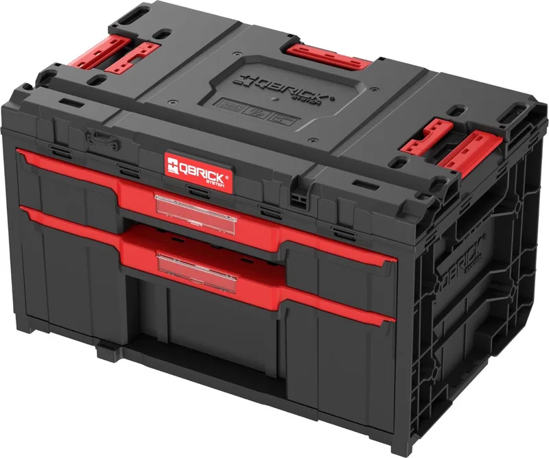 Systeem ONE Lade 2 Plus Gereedschapskoffer 2.0 modulaire gereedschapskoffer 587 x 380 x 340 mm 9 l 20 l de Qbrick System, Noir – image du produit