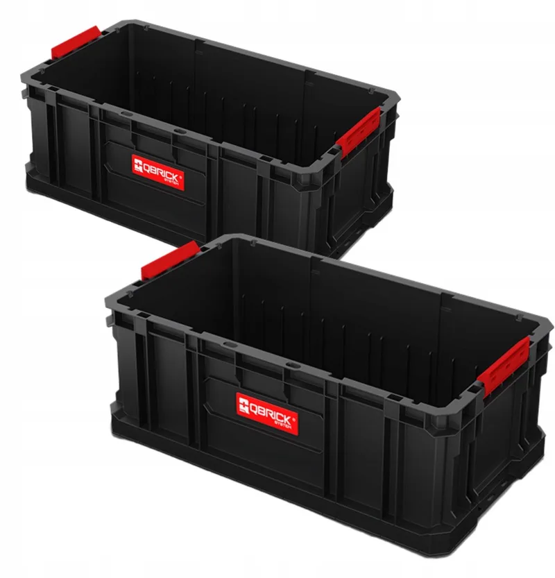Two Box 200 Modulaire Gereedschapskist Organizer (2 stuks) by Qbrick System, Red – product image