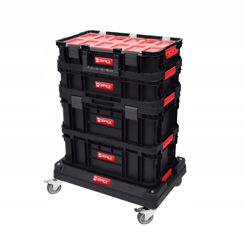 Two Promo 7-delige mobiele gereedschapskist op wielen von Qbrick System – Produktbild