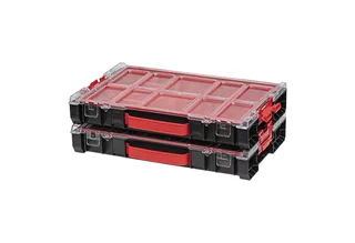 Werkzeugkoffer 3x PRO 100 Organizer 452 x 296 x 79 mm 5 l stapelbar IP54 de Qbrick System – image du produit 4 sur 5