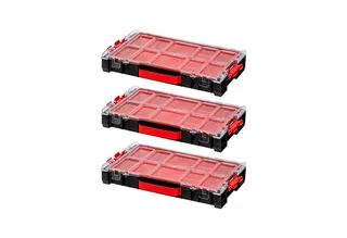 Werkzeugkoffer 3x PRO 100 Organizer 452 x 296 x 79 mm 5 l stapelbar IP54 de Qbrick System – image du produit 1 sur 5