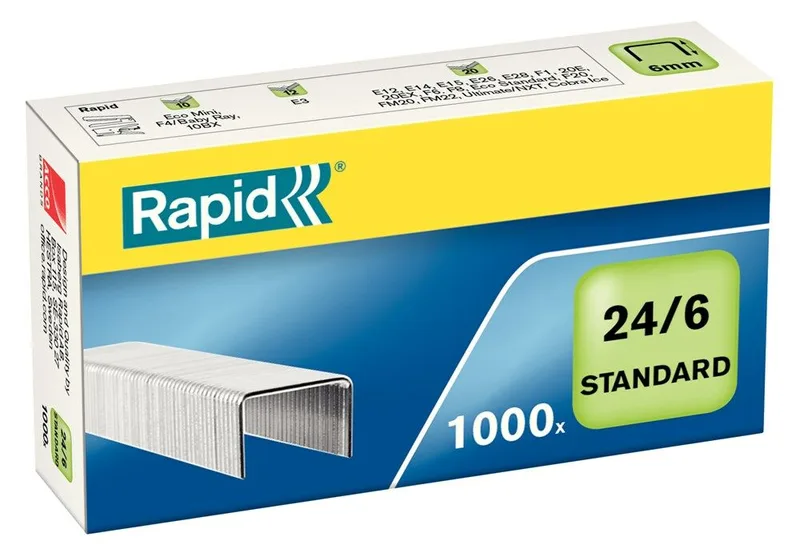 Bureau-niet 24/6mm vz tbv nietmachine (1000st) by Rapid – product image