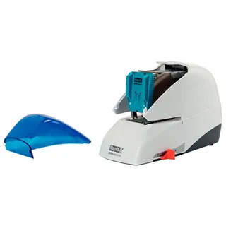 Elektro-Heftgerät Supreme 5050e, weiß/blau von Rapid – Produktbild 2 von 5