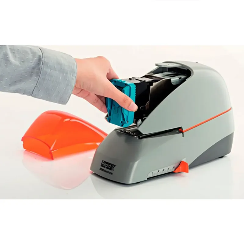 Classic Contactloze Elektrische Nietmachine R5050e Zilver/orange von Rapid – Produktbild 3 von 5