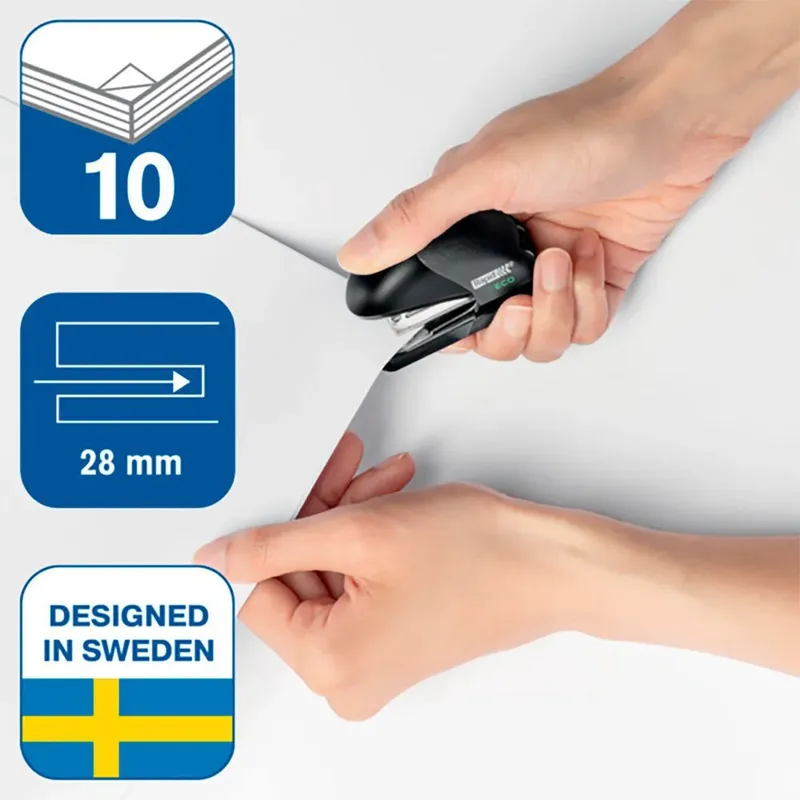 ECO Mini Nietmachine by Rapid, Black – product image 4 of 5