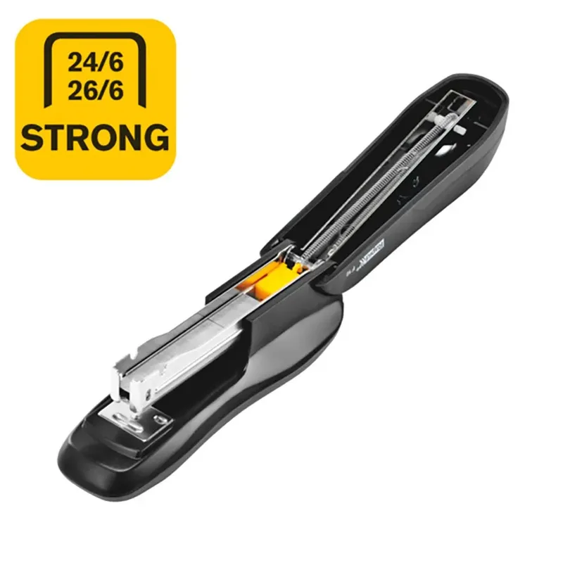 F16 - stapler - 20 sheets - metal ABS plastic thermoplastic elastomer (TPE) - black van Rapid – productafbeelding 3 van 4