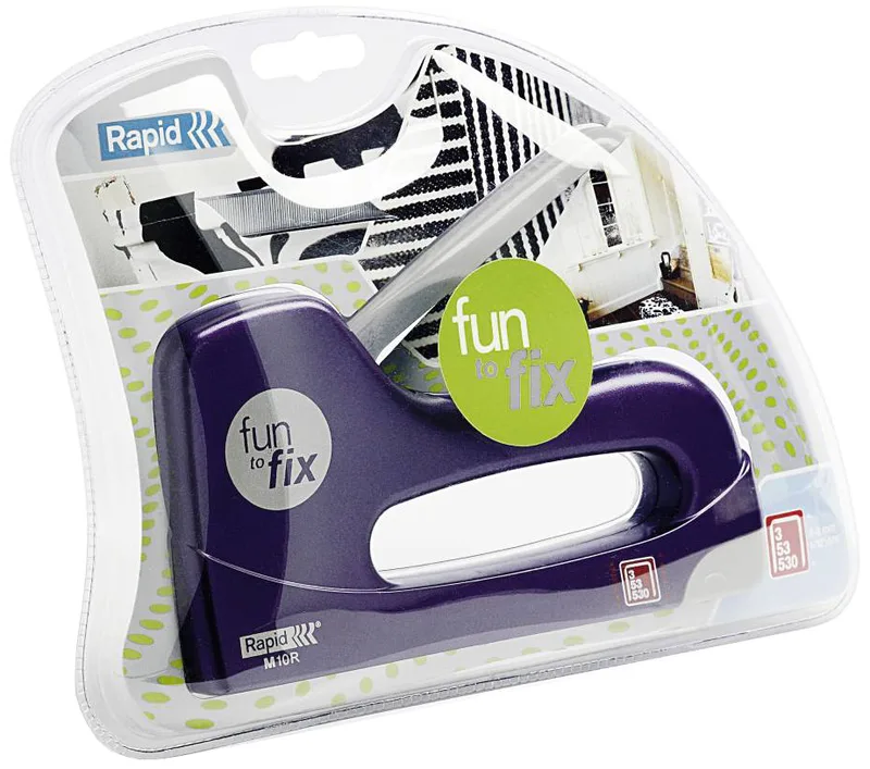 Handtacker Fun to Fix M10Y, violett by Rapid – product image