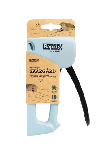 Handtacker R13 - Gerecycled Kunststof - Lichtgewicht - Milieuvriendelijk - Lichtblauw van Rapid – productafbeelding 2 van 2