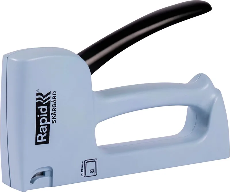 Handtacker R53 - Gerecycled Kunststof - Blauw - Lichtgewicht - Milieuvriendelijk van Rapid – productafbeelding