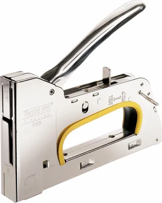 Pro Ergonomische Nietpistool R33E voor Fijndraadnieten - Bespaar tot 40% Kracht op Klussen - Zilver van Rapid – productafbeelding 1 van 2