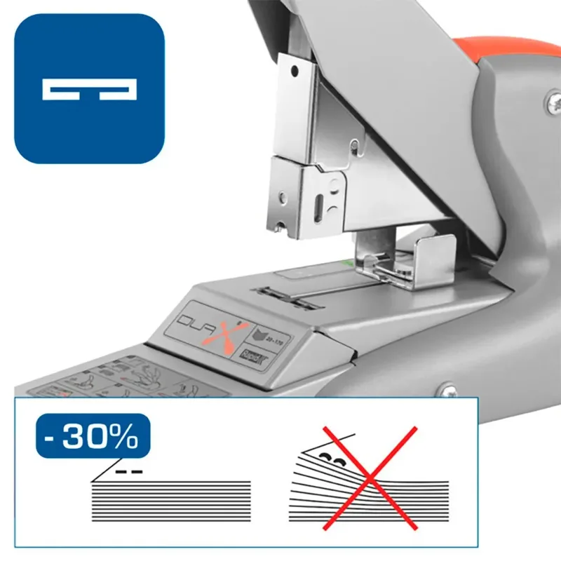 Stapler DUAX 170 sh. Zilver/Oranje de Rapid – image du produit 2 sur 5