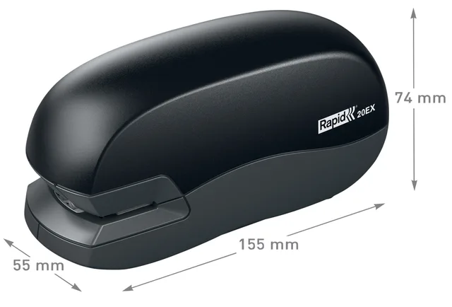 Stapler Electrical 20EX 20s. de Rapid, Noir – image du produit