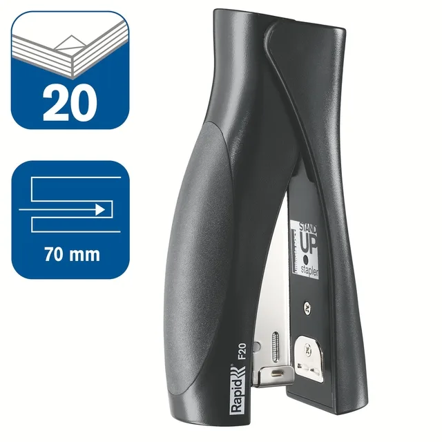 Stapler Ultim.F20 sh. Tit.Black de Rapid, Noir – image du produit
