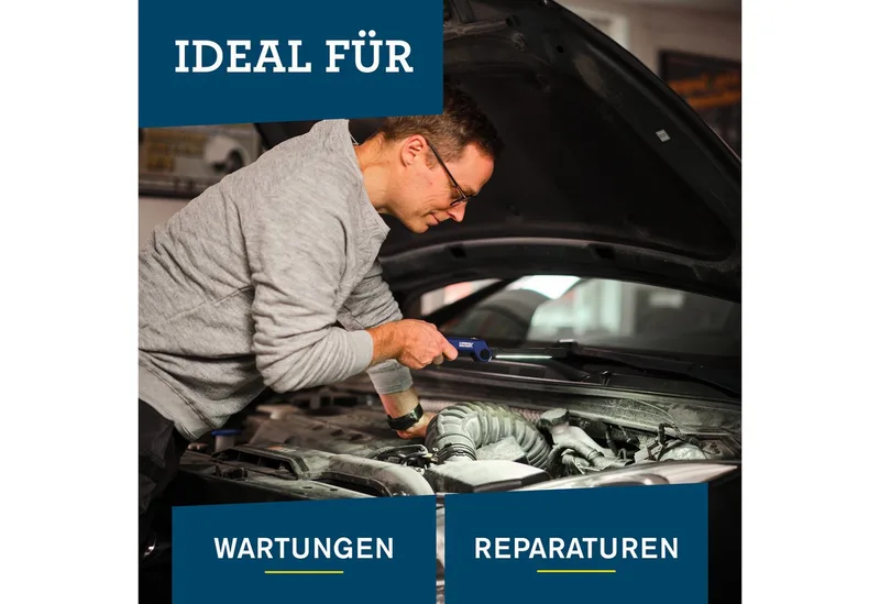 Werklamp - The Mechanic- 500 L - 5W - Draadloos by Rapid, Blue – product image 3 of 5