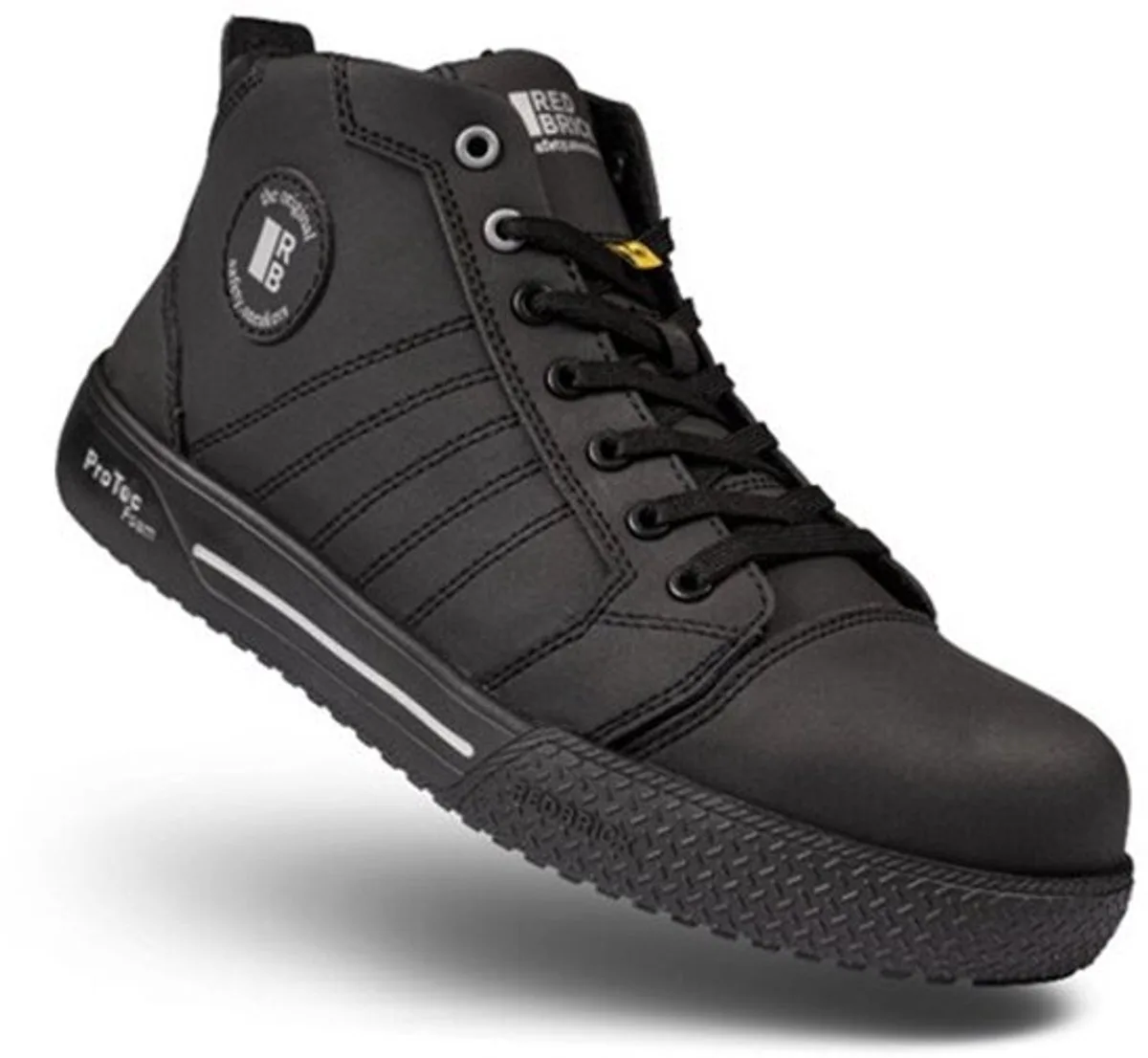 Beater High Sneaker S3S - Zwart de Redbrick, Noir, 39 – image du produit