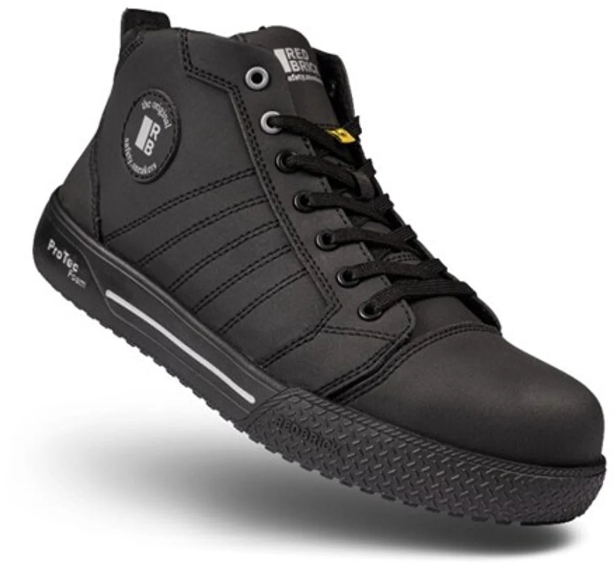 Beater High Sneaker S3S - Zwart de Redbrick, Noir, 43 – image du produit