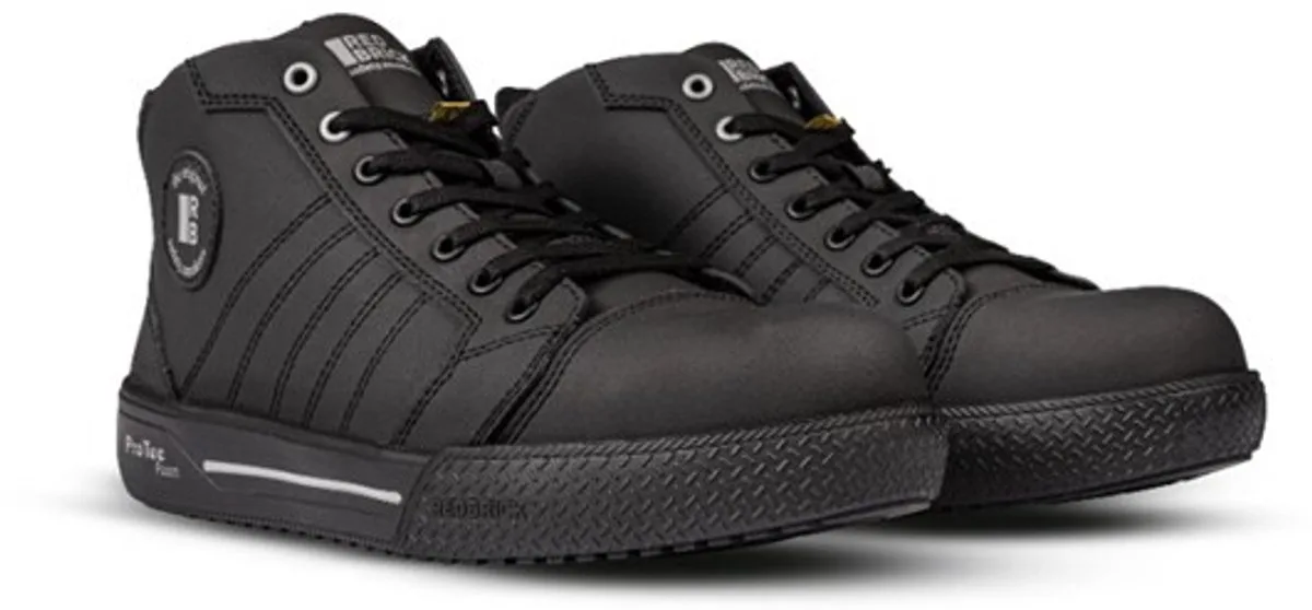 Beater High Sneaker S3S - Zwart de Redbrick, Noir, 45 – image du produit