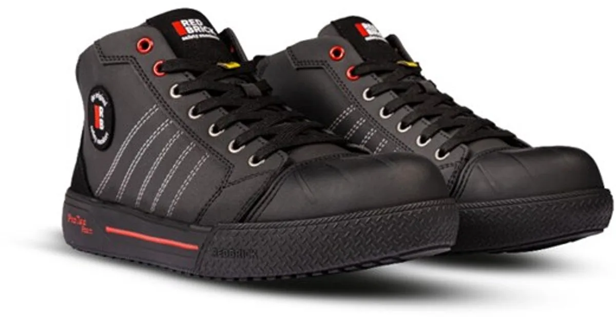 Champ High S3S Veiligheidsschoen de Redbrick, Noir – image du produit