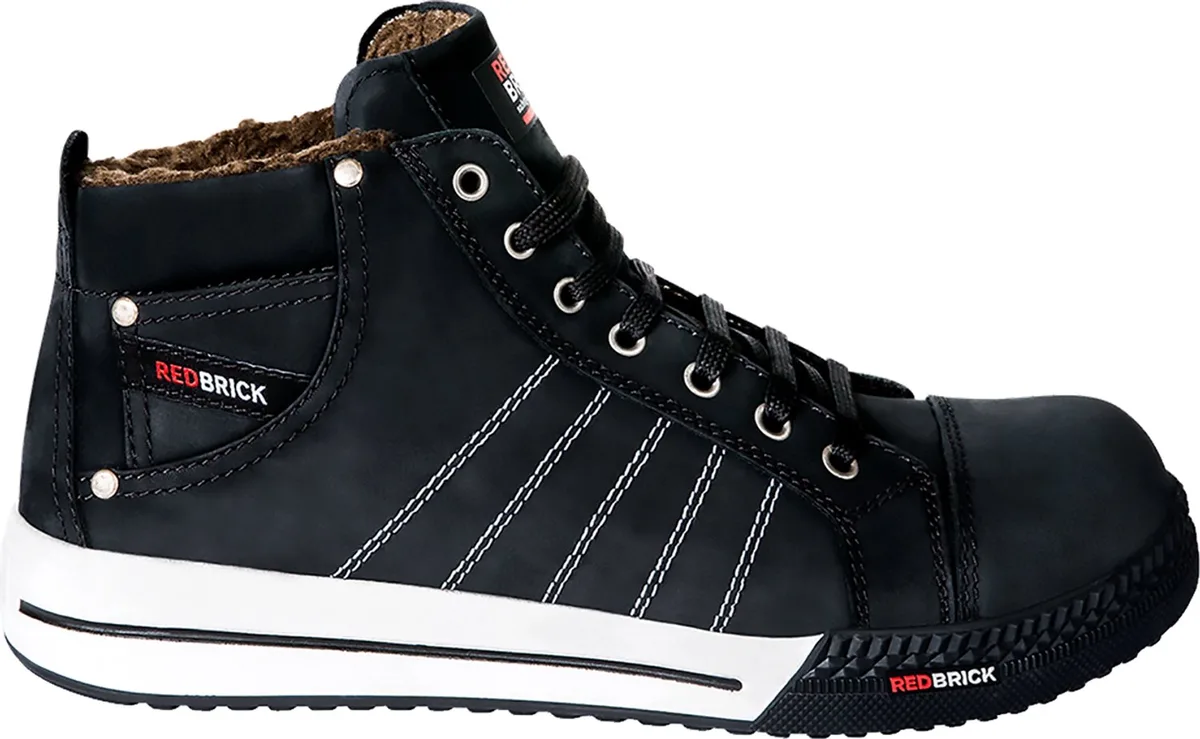 Ice Werkschoenen - Hoog model - S3 - Zwart fra Redbrick, Sort, 43 – produktbillede