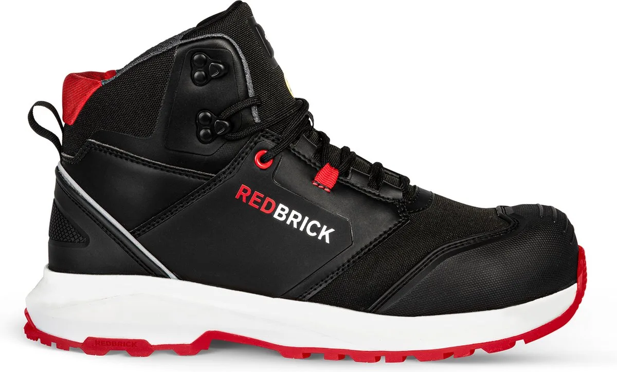 Pulse Overnose Hoog S3 + KN ESD 32324 - Zwart/Rood de Redbrick, Noir, Rouge, 50 – image du produit