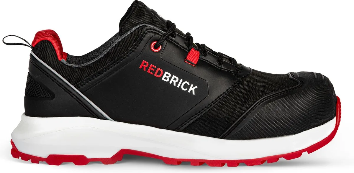 Pulse Overnose Laag S3 + KN ESD 32323 - Zwart/Rood de Redbrick, Noir, Rouge, 48 – image du produit