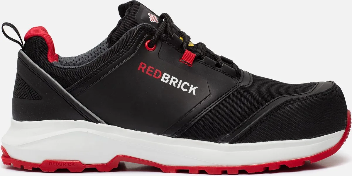 Pulse Werkschoen S3 Laag van Redbrick, Zwart – productafbeelding